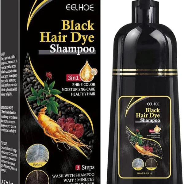 Natural Black Hair 3- IN-1 Dye Shampoo